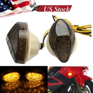 LED Flush Mount Turn Signal Blinker Light For Honda CBR600RR CBR600F4 CBR900 F4i - Picture 1 of 9