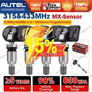 4x Autel MX-Sensor 433MHz & 315 MHz Reifendruck Sensor TPMS RDKS Programmier - Bild 1 von 13