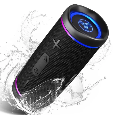 TREBLAB HD77 - Altavoz Bluetooth Portátil - 30W Estéreo, Batería 20H, Impermeable Foto 1 de 4