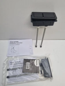 Mondella Toilet Button Matte Black - New - Picture 1 of 7