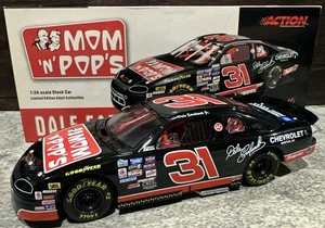1996 Dale Earnhardt Jr #31 Mom N Pops Chevrolet 1/24 Action Nascar Diecast - Picture 1 of 5