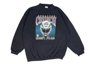 Felpa girocollo vintage anni 90 Syracuse Crunch Hockey Club taglia 2XL rara - Foto 1 di 7