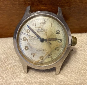 Vintage Buren 17 Jewel Handaufzug Herren Armbanduhr - Bild 1 von 7