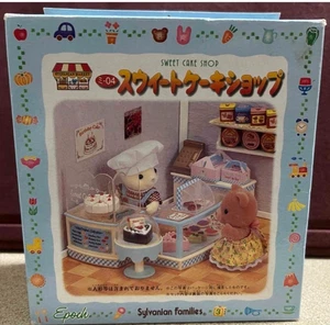 Juguete de colección vintage Sylvanian Families Calico Critters SWEET CAKE SHOP - Imagen 1 de 6