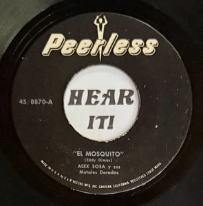 Latin Ranchera Rock & Roll Instro Reverb 45 ALEX SOSA El Mosquito PEERLESS hear - Picture 1 of 2