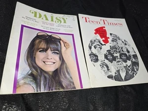 Vintage Daisy Teen Times Magazine John Lennon Yoko One Pictures Steve McQueen - Picture 1 of 16