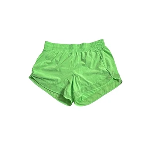Athleta Damen Small Mesh Racer Run Short 4” Schrittlänge gefüttert Gym Jog grün - Bild 1 von 6