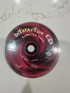 Interactive CD Sampler Pack Volume Three 3 PlayStation 1 PS1 Disc Untested - Picture 1 of 3