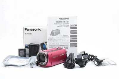 Panasonic HC-W570M Twin Camera Camcorder Pink 50x Optical Zoom HD Video Recorder - Image 1 of 4