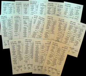 Strat-o-Matic Cards New York Mets 1969 Complete Set of 20 - Picture 1 of 1