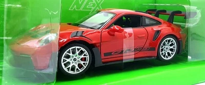 Welly NEX 1/24 Scale Diecast 24122W - Porsche 911 GT3 RS (992) - Red - Image 1 of 4