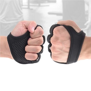 Guantes antideslizantes de levantamiento de pesas entrenamiento trabajo para hombres guantes deportes - Imagen 1 de 11