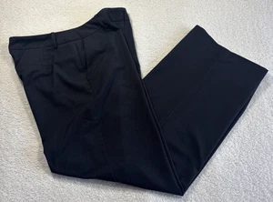 Portmans Ladie's Black Blue Print Straight wide Leg Corporate Pants Size 14 - Bild 1 von 12