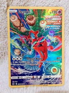 Pokemon Card TCG - Deoxys GG12/GG70 Ultra Rare Crown Zenith Galarian Gallery NM - Picture 1 of 4