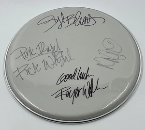 PINK FLOYD Syd Barrett Band Waters Wright Mason signiert 12" Schlagzeug Echtheitszertifikat - Bild 1 von 4