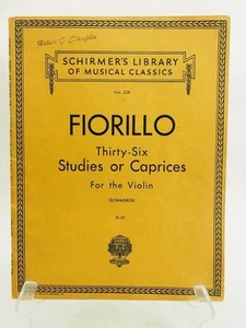 Fiorillo Thirty Six Studies or Caprices for the Violin Vol.228 - Picture 1 of 8