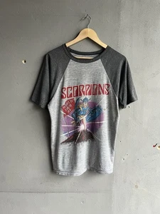 Vintage 1984 Scorpions World Tour Men’s T-shirt Band Rock Music Rare Size L - Picture 1 of 13