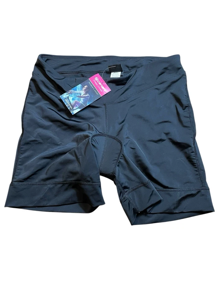 Canari Black/Pink Bike Cycling Shorts Woman’s Size L Padded Shorts LARGE