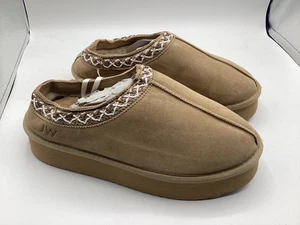 JACK WILLS PLATEAU SLIPPER KUSCHELIGE HAUSSCHUHE GRÖSSE 6 UK BRANDNEU SANDFELL GEFÜTTERT - Bild 1 von 4