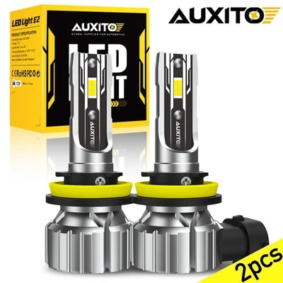 Комбинированный комплект светодиодных ламп для фар дальнего ближнего света H8 H9 H11 6500K белый суперяркий - Изображение 1 из 4