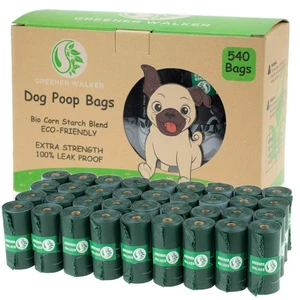 GREENER WALKER Kotbeutel für Hundekot, 540 Kotbeutel, extra dick stark 100% - Bild 1 von 5