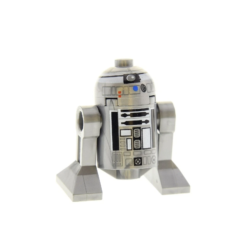 1X Lego Minifigure Star Wars Legends Droid R2-Q2 Flat Silver Gray 7915 SW0303 - Image 1 of 1