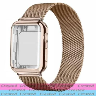Funda con correa magnética de metal para Apple Watch Series 11 10 9 8 7 6 5 4 SE 3 2 40/44/49 Foto 1 de 4