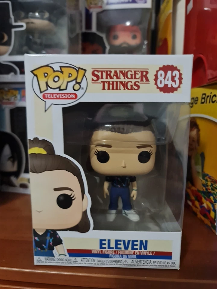 Stranger Things Pop Funko Eleven W/ Overalls Vinyl Figure Television N°843
