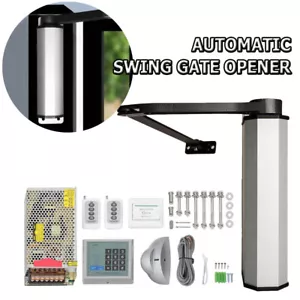 Automatic Swing Gate Opener Electric Door Operator Closer System with Remotes - Picture 1 of 8