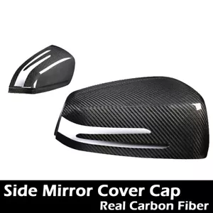 Dry Real Carbon Fiber Side Mirror Full Cover Caps Shell Fits 10-13 W221 S550 S63 - Bild 1 von 4
