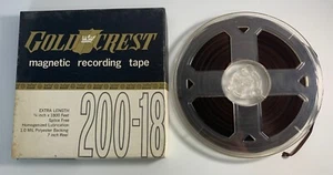 Vintage Gold Crest Recording Tape Reel to Reel 200-18 - Picture 1 of 8