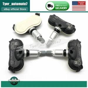 4PCS TPMS For TOYOTA HIGHLANDER RAV4 Tire Pressure Sensors No Push Start Button - Picture 1 of 6