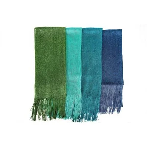 Metallic Head Wrap with Fringes, Tichel Scarf, Chemo Head Covering, Headscarf - Picture 1 of 18