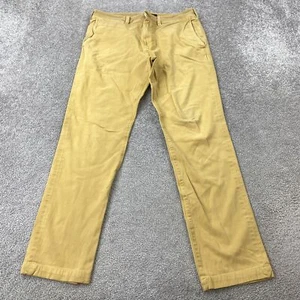 American Eagle Extreme Flex Pants Men's 32x30 Yellow Casual Chino - Picture 1 of 12