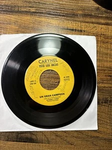 NICARAGUA GUARACHA 45 Trio Los Incas -mama/campeon CARYNEL Latin Spanish 1970s - Imagen 1 de 2