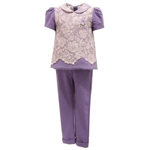 5748R completo blusa e pantalone MISS BLUMARINE suit girl kid - Picture 1 of 4