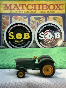 Lesney John Deere Tractor No 50 Green Diecast VG Condition - Picture 1 of 7
