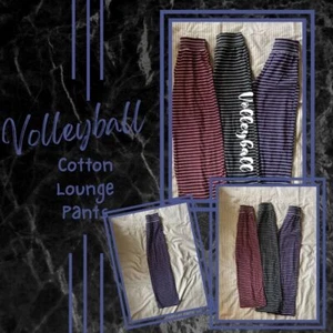 VOLLEYBALL cotton girls pants/ gifts for volleyball players/ volleyball pants - Picture 1 of 7