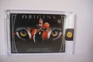 2024-25 Panini Origins Stephon Castle #1 RC Rookie Tiger Eyes Case Hit SSP - Picture 1 of 2