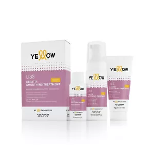 Trattamento lisciante anti-crespo ALFAPARF Yellow Liss Keratin smoothing 285ml - Imagen 1 de 1