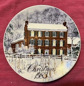 1983 Smuckers Christmas Plate - Jonathan Hale - Vintage Collectors Series - Picture 1 of 2