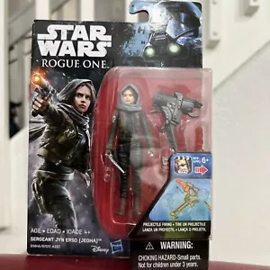 Star Wars Rogue One Sergeant Jyn Erso Jedha 3.75 Action Figure 2016 Hasbro - Picture 1 of 3