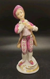 Unterweissbach Porzellan Figur Kavalier Handbemalt Porzellan Figur 9542 - Bild 1 von 7
