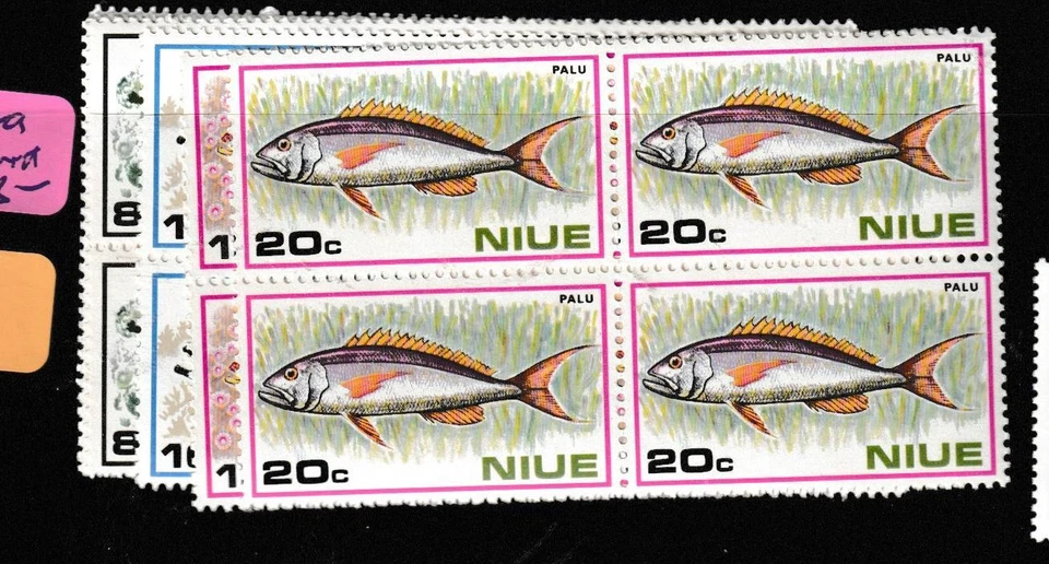 Niue SC 156-9 Block of 4 Fish MNH (6ged) - Image 1 of 1