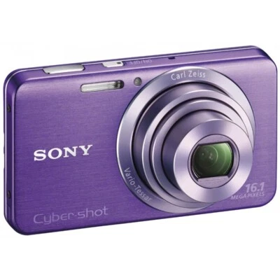 SONY Cyber shot DSC-W630 16.1MP 5x Compact Digital Camera Violet - 85% New - Image 1 of 4