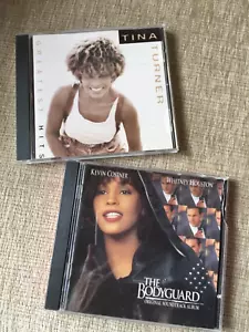 CD set: Tina Turner Greatest Hits & The Bodyguard soundtrack Whitney Houstin - Picture 1 of 7