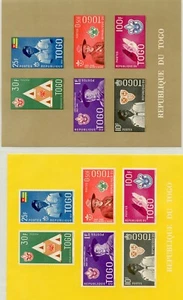 TOGO Sc 406a (MI BLK 5a,b,c,d) ** Sehr guter Erhaltungszustand NH 1961 SCOUTING S/S 4ER-SET 60 $ - Bild 1 von 2