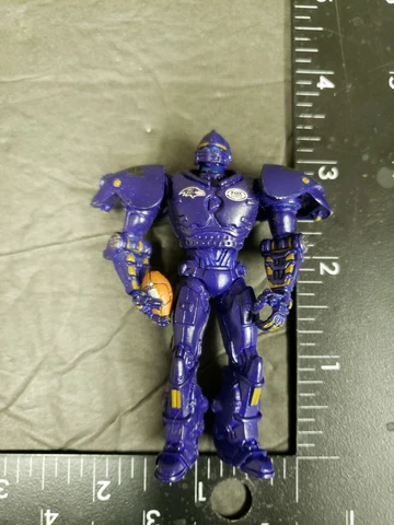Baltimore RAVENS FOX Robot Action Figure 2007. ChuckBooks📚 NEW! NFL🏉 Cover
