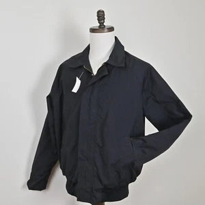 U.S. Navy Unisex Windbreaker Insulated Black Utility Military Jacket Medium Long - Picture 1 of 24