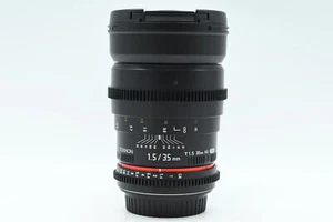 Rokinon 35mm T1.5 AS UMC Cine Lens Canon EF #966 - Picture 1 of 6